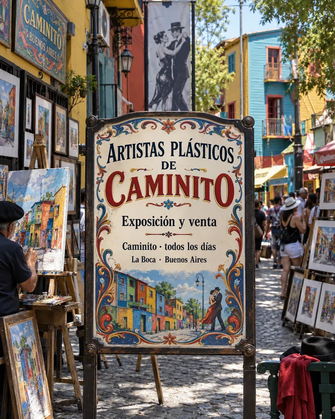 Ferias de Artesanos — Artistas plásticos de Caminito (Caminito)