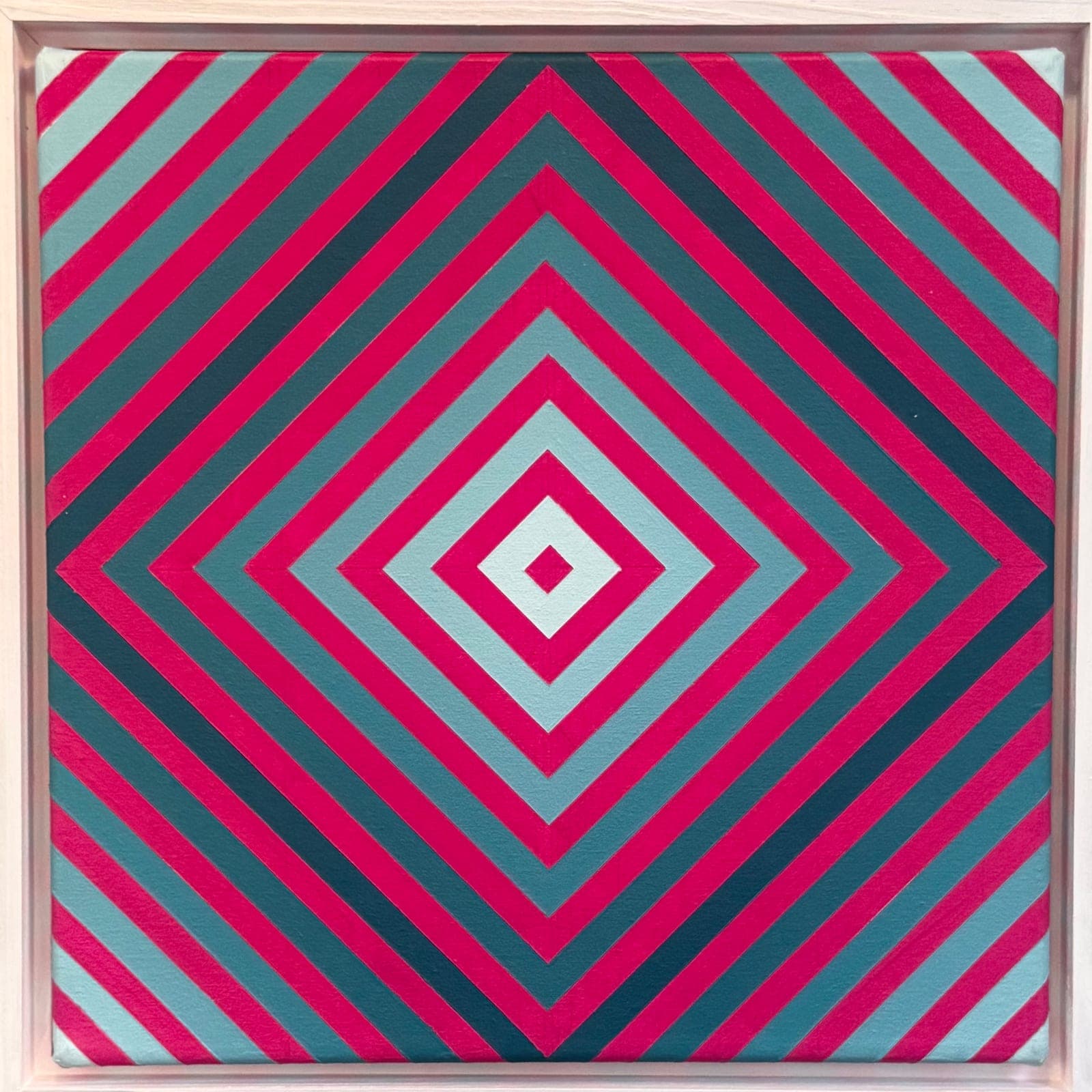 Óptico fondo magenta
