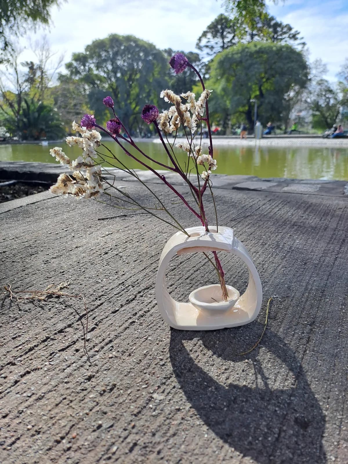 Florero, souvenirs, orgánico, con vasija